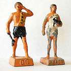 Lincoln Logs Lead Toy Soldier Og and Nada Figure Britains Barclay