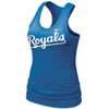 Nike MLB Dri Fit Cotton Tank   Womens   Royals   Blue / White
