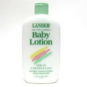  Lander Baby Lotion Aloe Vera & Vitamin E 12 oz Beauty