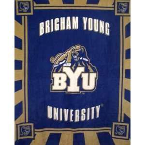  60 Wide Collegiate Fleece Panel Brigham Young University 