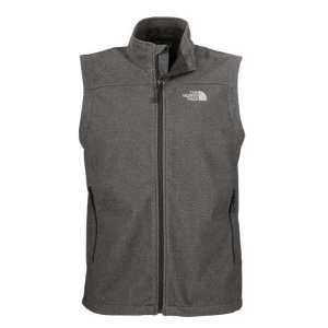  The North Face Windwall 1 Fleece Vest   Mens Charcoal 