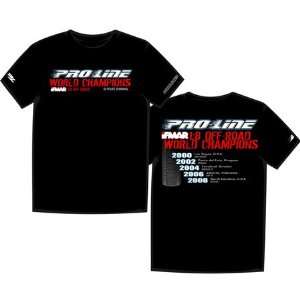  Pro Line World Champions Black T shirt, X Large Toys 
