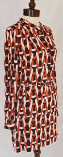 Diane Von Furstenberg DvF Tunisa Dress 10 UK 14 NWT Chain Silk Jersey 