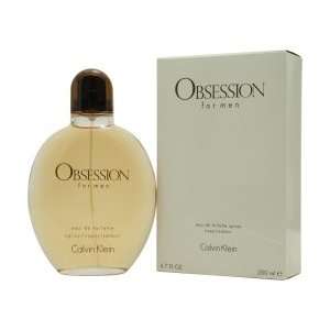  OBSESSION by Calvin Klein EDT SPRAY 6.7 OZ for MEN Beauty