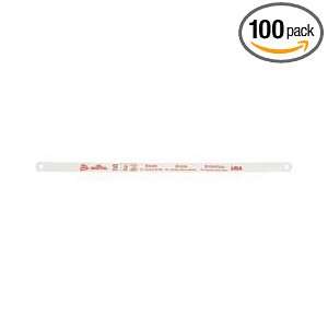   12 Inch by 32TPI Bi Metal Hacksaw Blade, 100 Pack