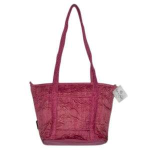 NEW Donna Sharp Raspberry Ice Leah Tote Quilted Handbag  