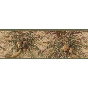  Palm Tree Wall Border in Rust Palm Tree Wall Border in 