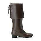BROWN Swashbuckling Pirate Costume Boots / Renaissance / Medieval Mens 