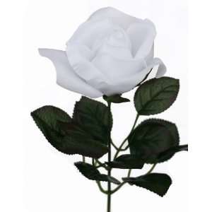  White Rose Stem   Silk Rose White   Wedding Flowers 