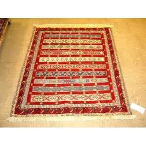    3x4 Hand Knotted Sirjan Persian Rug   45x37 Home & Garden