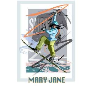  Northwest Art Mall MR 4109 Mary Jane Colorado Snowboarders 