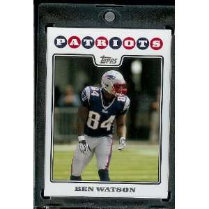  2008 Topps # 195 Ben Watson   New England Patriots   NFL 