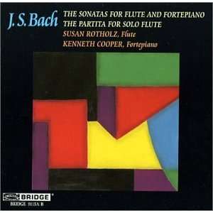   Flute Johann Sebastian Bach, Susan Rotholz, Kenneth Cooper Music