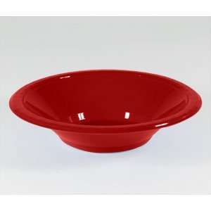  12 oz. Red Plastic Bowl 600 / CS