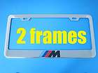   330 BMW Superior Chrome Metal License Plate Frame (2pcs) (Fits BMW
