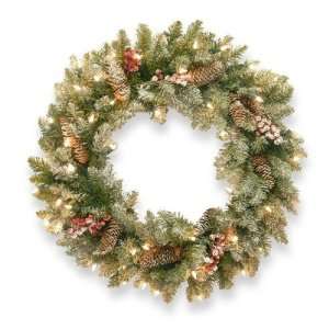  Christmas Wreath with Snow Lights