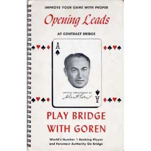  contract bridge; Guide to winning bridge Charles Henry Goren Books