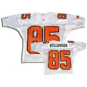 Sullenger Tennessee Volunteers White #85 Game Worn Football Jersey (48 