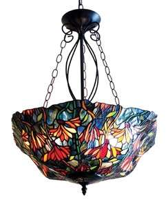 Marigold Hanging Pendant Stained Glass 21 Lamp Shade Ceiling Light 