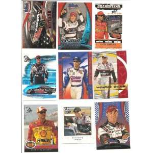  9 Card Lot of NASCAR Driver and Daytona 500 Champion Kevin 