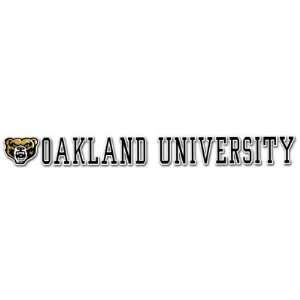    Oakland University Decal Strip Grizzly Ou