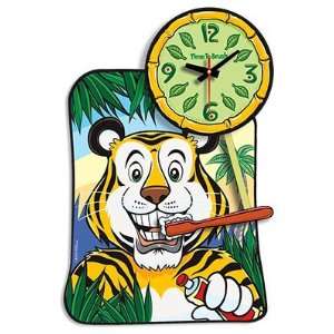  Time to Brush Clock  Tiger