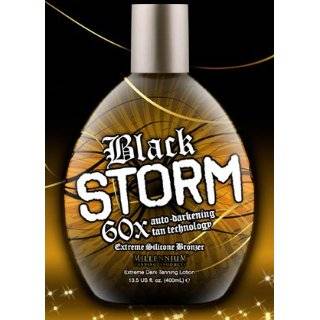 Millenium Tanning Black Storm Premium Tanning Lotion, Extreme Silicone 