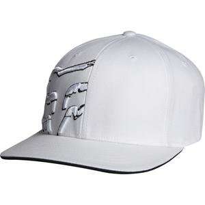  Fox Racing Expandamonium Flexfit Hat   Large/X Large/White 