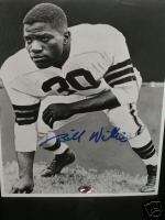 BILL WILLIS AUTOGRAPHED( CLEVELAND BROWNS ) 8 X 10  