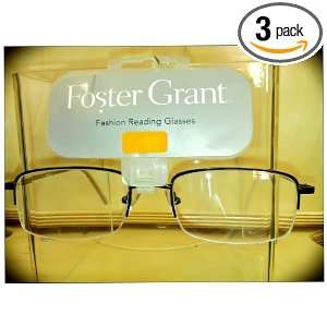  Foster Grant Semi Rimless Reading Glasses 2.75 Strength w 