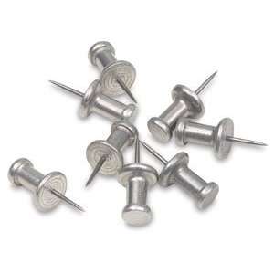  Moore Push Pins   Aluminum, 3/8 (10 mm) Point, Push Pins 
