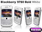   Bold 9780 White OS6.0 3G GPS WIFI 5MP LED FLASH AT&T T MOB. PHONE