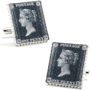  Penny Black 40 Replica Stamp Cufflinks 