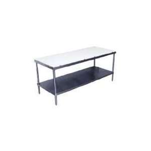    309 Poly Top Work Table 30 x 108 with Undershelf