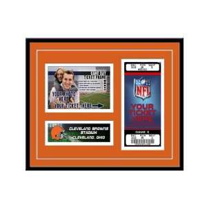  NFL Game Day Ticket Frame   Clevland Browns Sports 