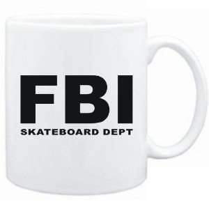  New  Fbi Dept Skateboard  Mug Sports