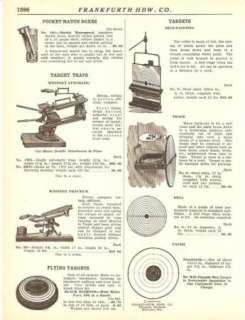 1931 Western Automatic Trap Thrower,Target,Bell AD  