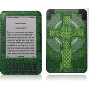  Skinit Radiant Cross   Green Vinyl Skin for  Kindle 