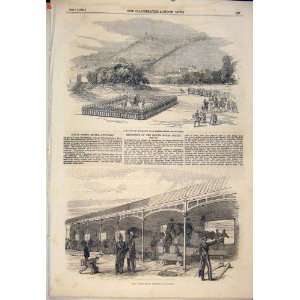  Surrey Militia Guildford Sussex Southover Print 1854