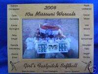 Laser Engraved 5 x 7 Softball Frame Great Coach Gift  