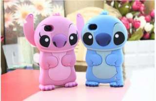 3D Stitch Movable Ear Flip Hard Back Case Cover Skin for Apple iPhone 