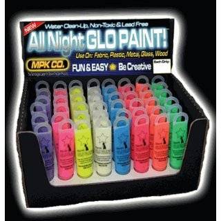  Glow in the Dark Paint GLO PAINT 8 Color Assortment 