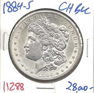 1884 S Morgan Silver Dollar CHBU #11288+  