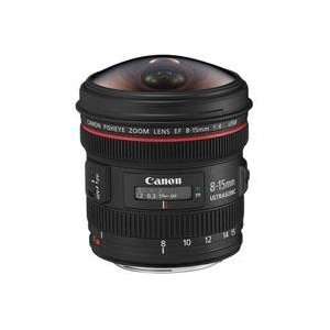  Canon EF 8 15mm f/4.0L USM Wide Fisheye Zoom Lens 