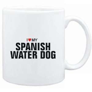  Mug White  I love my Spanish Water Dog  Dogs