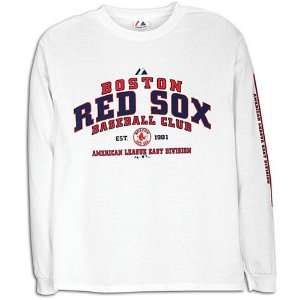  Red Sox Majestic Mens Fan Club L/S Tee