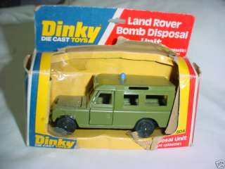 G3  DINKY LAND ROVER BOMB DISPOSAL UNIT 604  