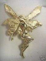FAIRY CHARM PENDANT & PIN IN 14KT GOLD  