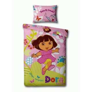Dora The Explorer Play Single Twin Bedding Duvet Quilt Cover 