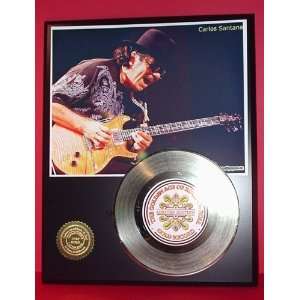 Gold Record Outlet Santana 24KT Gold Record Display LTD 